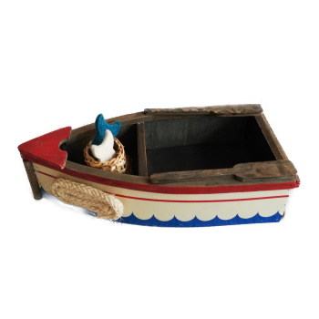 Bemaltes Schiff - Einzelstück